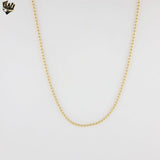 (1-1523-2) Gold Laminate - 2.3mm Balls Link Chain - BGF