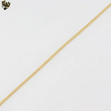 (1-1763) Gold Laminate - 1.5mm Curb Link Chain - BGF