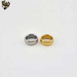 (4-0009) Stainless Steel - Classic Chunky Band Ring.