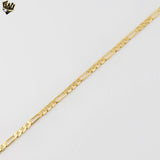 (1-1953) Gold Laminate - 3mm Figaro Link Chain - BGF