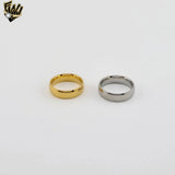 (4-0006) Stainless Steel - Classic Band Ring.