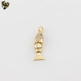 (1-2436-2) Gold Laminate - Flexible Fish Pendant - BGF