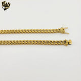 (4-3275) Stainless Steel - 8mm Curb Link Chain.
