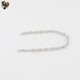 (2-0375) Plata de Ley 925 - Pulsera de Bolas de 2.5mm.