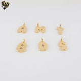 (1-2483-1) Laminado Oro - Colgantes Letras - BGF