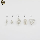 (mfin-87-92) Sterling Silver Findings - Jewelry Making (Piece)