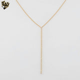 (1-6040-1) Laminado de Oro - Collar de cadena corporal - BGF