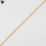(1-1501) Gold Laminate - 1mm Box Link Chain - BGF