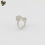 (2-5056) Anillo de mano de Hamsa en plata de ley 925