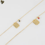 (1-6100-1) Gold Laminate - 1mm Rolo Link Children Necklaces - BGF - 16"