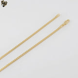 (1-1775) Gold Laminate - 3mm Curb Link Chain - BGF