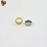 (4-0009) Stainless Steel - Classic Chunky Band Ring.