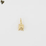 (1-2436-3) Gold Laminate - Turtle Pendant - BGF