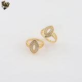 (1-3095-2) Gold Laminate - Zircon Ring - BGO