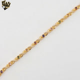 (1-60089) Gold Laminate - 5mm Zircon Bracelet - BGO