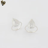 (2-5026) Plata de Ley 925 - Anillo Hoja