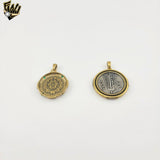 (1-2476-2) Gold Laminate - Vintage Greek Pendants - BGO