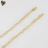 (1-1518-1) Gold Laminate - 6mm Heart Link Chain - BGF