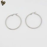 (4-2165) Stainless Steel - Plain Hoops.
