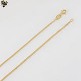 (1-1503-3) Gold Laminate - 1.2mm Box Link Chain - BGF
