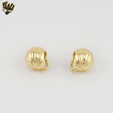(1-2528-9) Gold Laminate - Chunky Basket Hoops - BGO