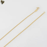 (1-1765) Gold Laminate - 2mm Curb Link Chain - BGF