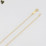 (1-1866) Gold Laminate - 1.5mm Open Rolo Link Chain - BGF