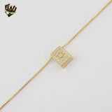 (1-6151) Gold Laminate - Star of David Necklace - BGF