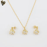 (1-6325-1) Gold Laminate - White Elephant Set - BGF