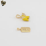 (1-2236-2) Gold Laminate - Animals Pendants - BGF