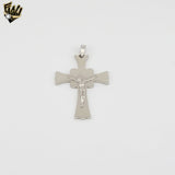 (4-2364) Stainless Steel - Cross Pendant.
