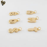 (1-2483-1) Laminado Oro - Colgantes Letras - BGF