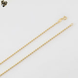 (1-1523-2) Gold Laminate - 2.3mm Balls Link Chain - BGF