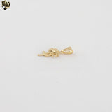 (1-2106) Gold Laminate- Palm Tree Pendant - BGF