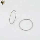 (4-2165) Stainless Steel - Plain Hoops.