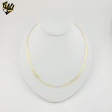 (2-66102) 925 Sterling Silver - 4.4mm Two Tones Herringbone Necklace