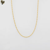 (1-1943) Gold Laminate - 2mm Figaro Link Chain - BGF