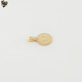 (1-2092-3) Gold Laminate - Cowboy Medal Pendant - BGF