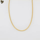 (1-1780) Gold Laminate - 4mm Curb Link Chain - BGF