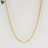 (1-1506) Gold Laminate - 2mm Box Link Chain - BGF
