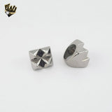 (4-0023) Stainless Steel - Geometric Ring.