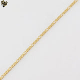 (1-1943) Gold Laminate - 2mm Figaro Link Chain - BGF