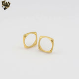 (4-0010) Stainless Steel - Square Band Ring.