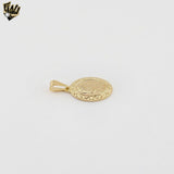 (1-2369-1) Gold Laminate -  Cameo Vintage Pendant - BGF
