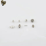 (mfin-127-134) Sterling Silver Findings - Jewelry Making (Dozen)