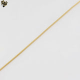 (1-1534) Gold Laminate - 1mm Snake Link Chain - BGF