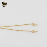 (MBRA-25-8) Gold Laminate - Guadalupe Virgin Adjustable Bracelet - BGF
