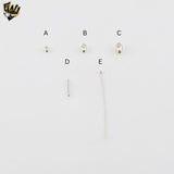 (mfin-72-75) Sterling Silver Findings - Jewelry Making (Dozen)