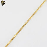 (1-1791) Gold Laminate - 2.5mm Flat Link Chain - BGF