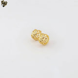 (1-2523-3) Gold Laminate - Openwork Hoops - BGO